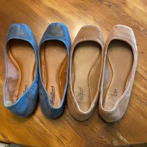 Lucky brand flats. Used condition. Size 8.5.